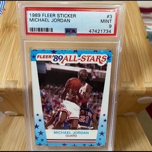 Michael Jordan 1989 FLEER PSA 9